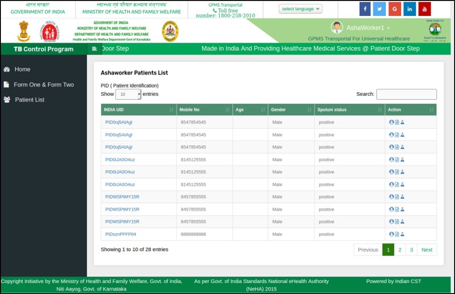 Patient List